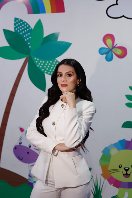 Retrato de Jessica Ramos en las instalaciones de Baby Bloom